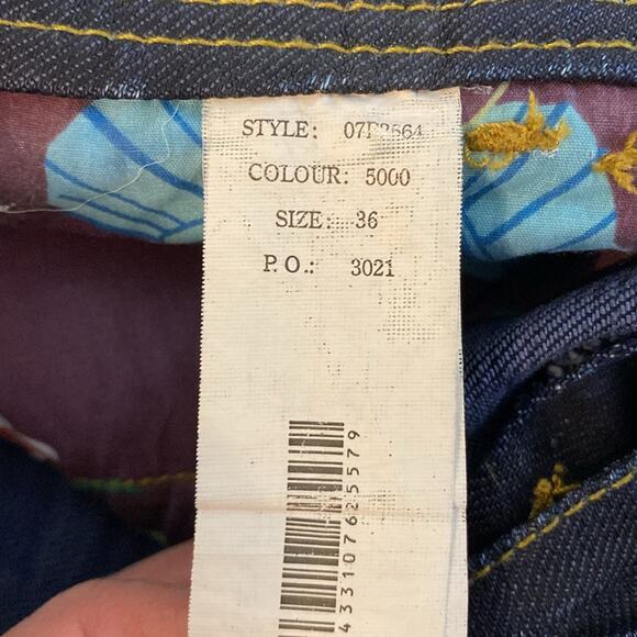 Desigual Spain Embroidered Low Rise Slim Fit Skinny Jeans Size 4 - Picture 4 of 12